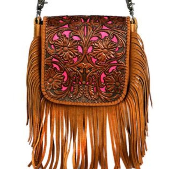 Montana West Handbags - Montana West Womens Mini Leather Crossbody Purse